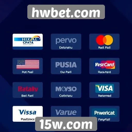 Métodos de pagamento disponíveis na plataforma hwbet.com